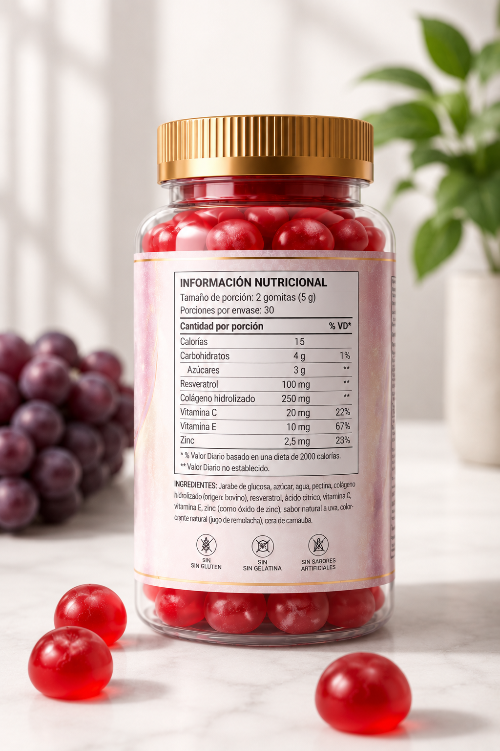 Gomitas Colageno Y Resveratrol
